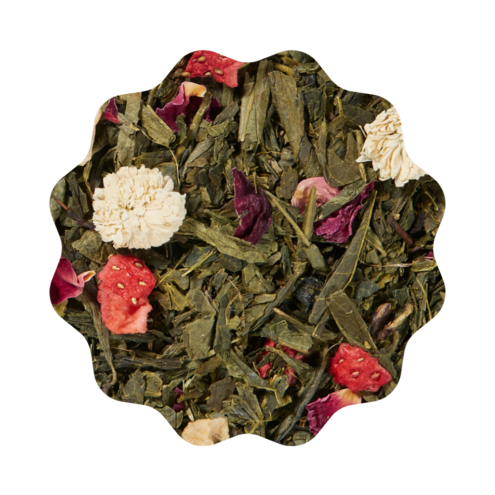 Thé vert Fraise Litchi