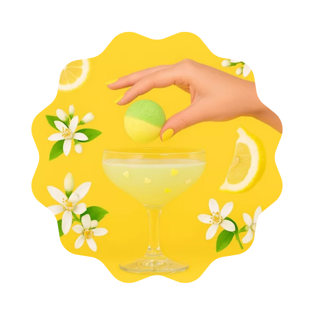 Bombe à cocktail Cédrat et fleur d'oranger sans alcool