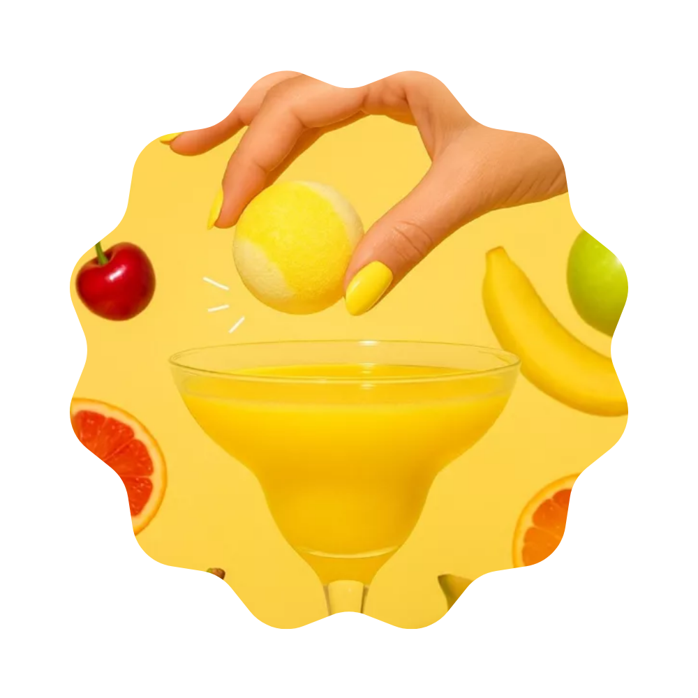 Bombe à cocktail Punch sans alcool