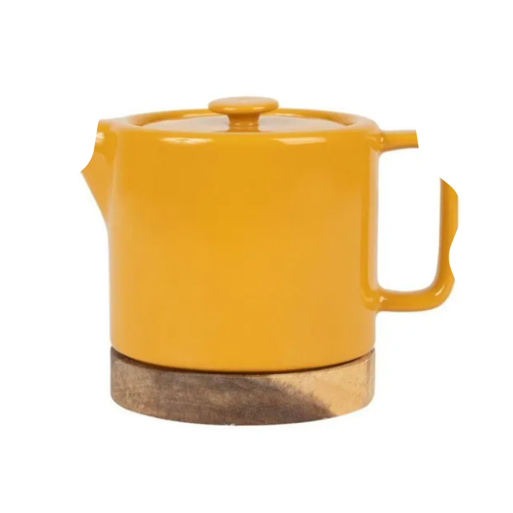 Théière 70cl Jaune moutarde