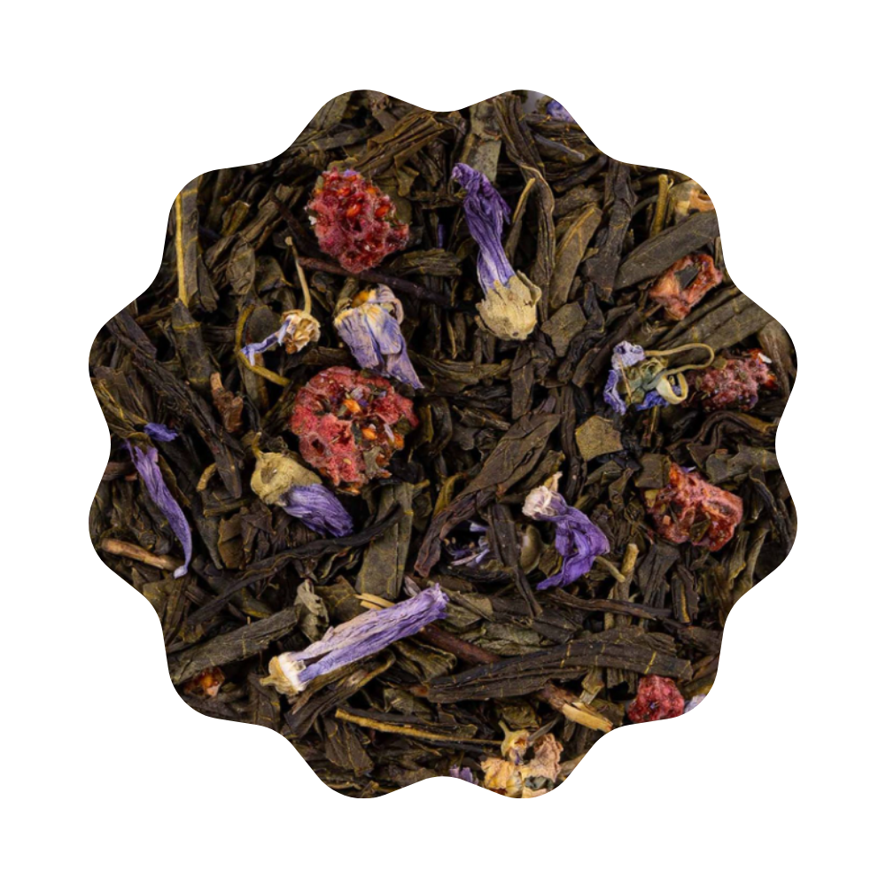 Thé vert Violette Framboise