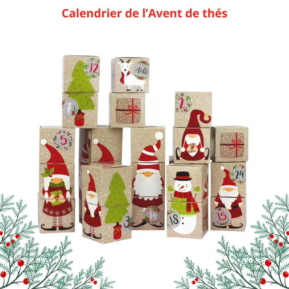 Calendrier de l'Avent de thé