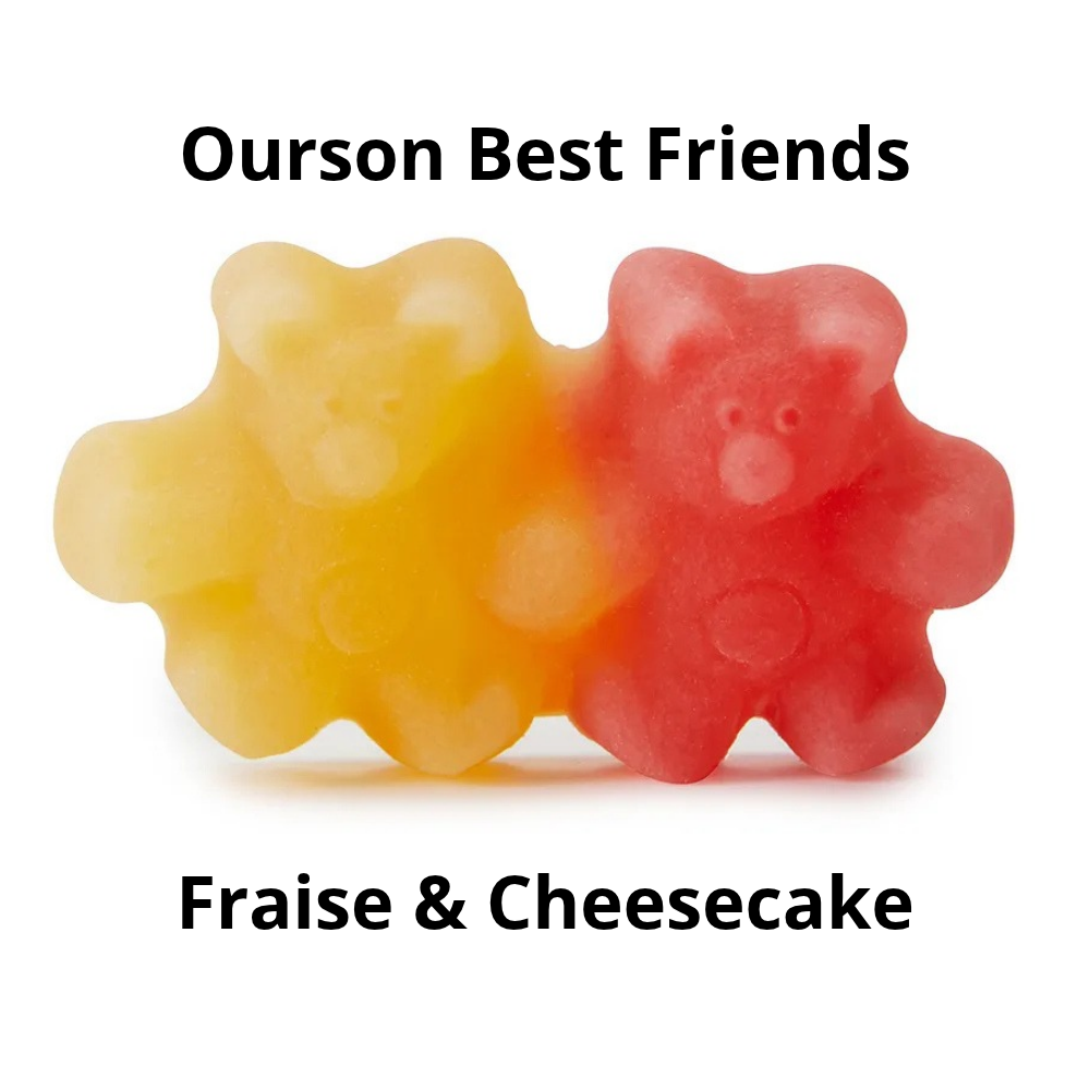 Oursons Infusions Fraise & Cheesecake