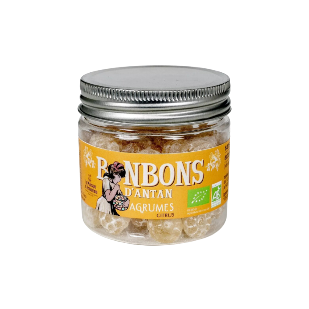 Bonbons d'antan aux agrumes 120gr