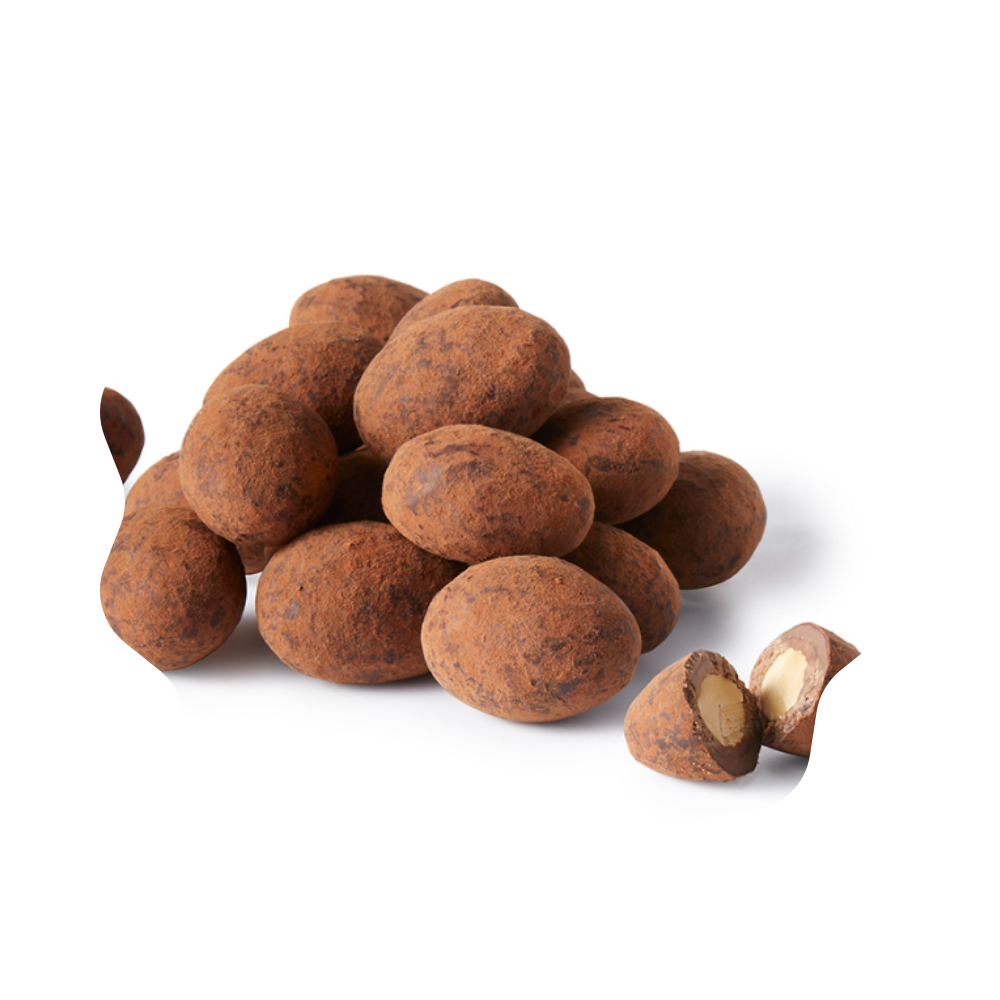 Truffes aux amandes et chocolat au lait - 100gr